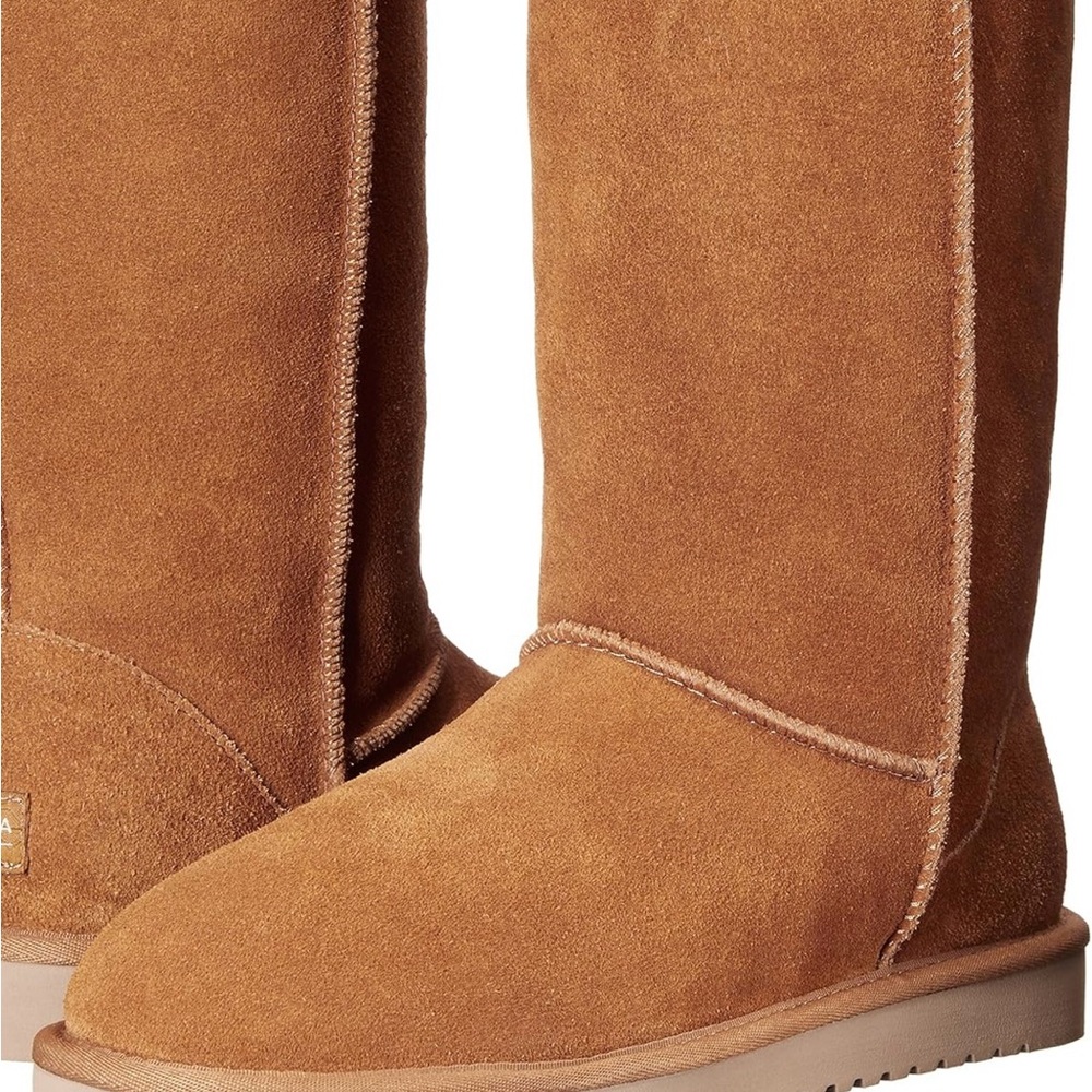 Koolaburra Chestnut Suede Winter Boots
